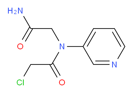 N-(2-amino-2-oxoethyl)-2-chloro-N-(pyridin-3-yl)acetamide