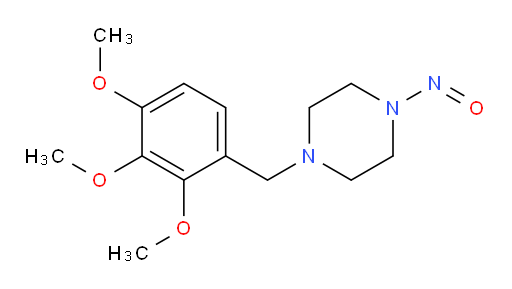 1-nitroso-4-(2,3,4-trimethoxybenzyl)piperazine