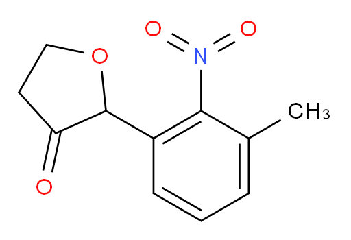 2-(3-methyl-2-nitrophenyl)dihydrofuran-3(2H)-one