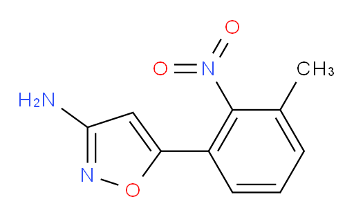 5-(3-methyl-2-nitrophenyl)isoxazol-3-amine