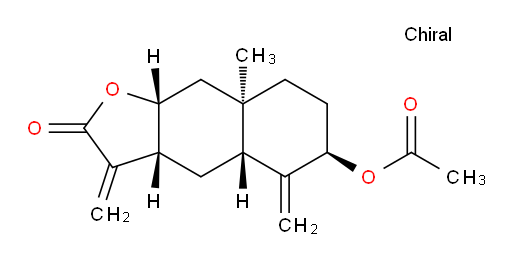 (3aR,4aR,6R,8aR,9aR)-8a-methyl-3,5-dimethylene-2-oxododecahydronaphtho[2,3-b]furan-6-yl acetate