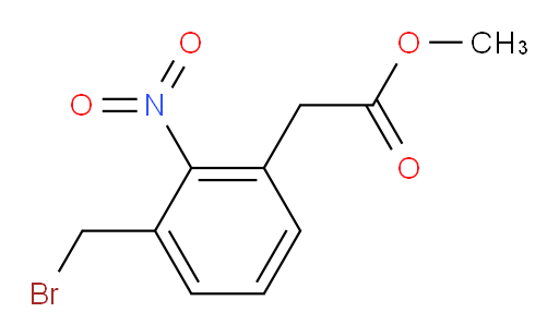 methyl 2-(3-(bromomethyl)-2-nitrophenyl)acetate