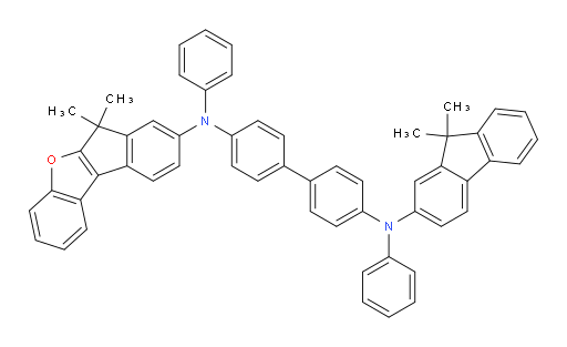 N4-(6,6-dimethyl-6H-indeno[2,1-b]benzofuran-8-yl)-N4'-(9,9-dimethyl-9H-fluoren-2-yl)-N4,N4'-diphenyl-[1,1'-biphenyl]-4,4'-diamine