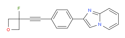 2-(4-((3-fluorooxetan-3-yl)ethynyl)phenyl)imidazo[1,2-a]pyridine