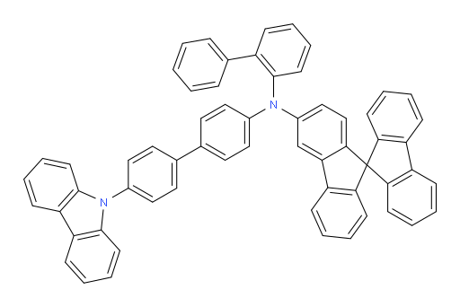 N-(4'-(9H-carbazol-9-yl)-[1,1'-biphenyl]-4-yl)-N-([1,1'-biphenyl]-2-yl)-9,9'-spirobi[fluoren]-3-amine