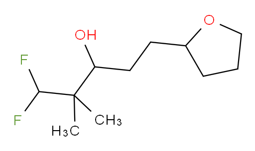 1,1-difluoro-2,2-dimethyl-5-(tetrahydrofuran-2-yl)pentan-3-ol