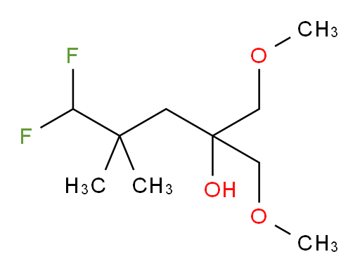 5,5-difluoro-1-methoxy-2-(methoxymethyl)-4,4-dimethylpentan-2-ol