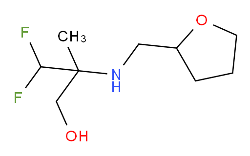 3,3-difluoro-2-methyl-2-(((tetrahydrofuran-2-yl)methyl)amino)propan-1-ol