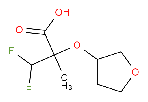 3,3-difluoro-2-methyl-2-((tetrahydrofuran-3-yl)oxy)propanoic acid
