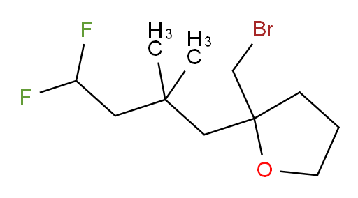 2-(bromomethyl)-2-(4,4-difluoro-2,2-dimethylbutyl)tetrahydrofuran