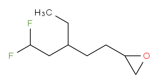 2-(3-ethyl-5,5-difluoropentyl)oxirane