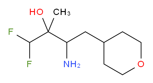 3-amino-1,1-difluoro-2-methyl-4-(tetrahydro-2H-pyran-4-yl)butan-2-ol