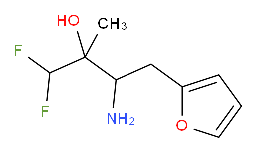 3-amino-1,1-difluoro-4-(furan-2-yl)-2-methylbutan-2-ol