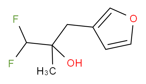 1,1-difluoro-3-(furan-3-yl)-2-methylpropan-2-ol