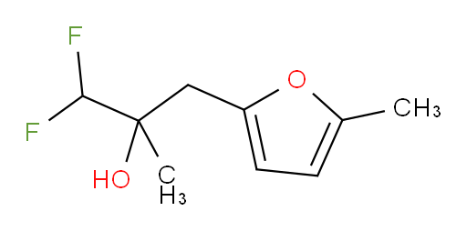 1,1-difluoro-2-methyl-3-(5-methylfuran-2-yl)propan-2-ol