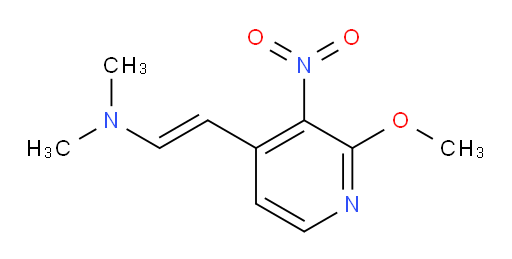 (E)-2-(2-methoxy-3-nitropyridin-4-yl)-N,N-dimethylethenamine