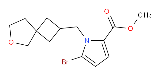 methyl 1-(6-oxaspiro[3.4]octan-2-ylmethyl)-5-bromo-1H-pyrrole-2-carboxylate