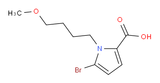 5-bromo-1-(4-methoxybutyl)-1H-pyrrole-2-carboxylic acid