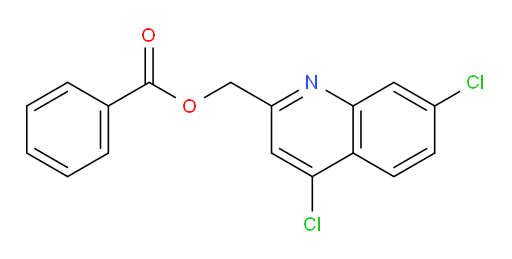 (4,7-dichloroquinolin-2-yl)methyl benzoate