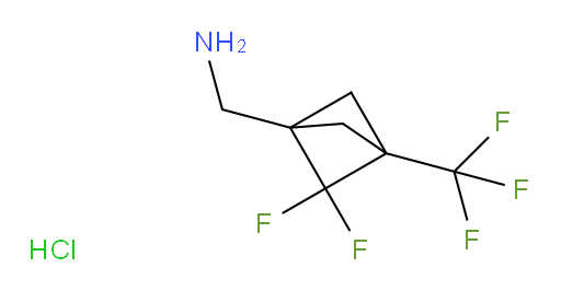 2,2-Difluoro-3-(trifluoromethyl)-bicyclo[1.1.1]pentane-1-methanamine HCl