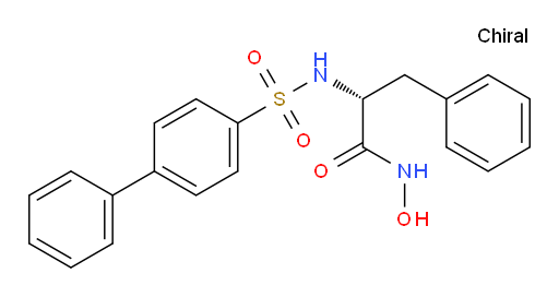 (αR)-α-[([1,1′-Biphenyl]-4-ylsulfonyl)amino]-N-hydroxybenzenepropanamide (ACI)