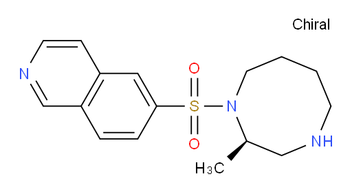 6-[[(2R)-Hexahydro-2-methyl-1,4-diazocin-1(2H)-yl]sulfonyl]isoquinoline (ACI)