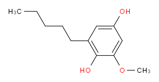 2-Methoxy-6-pentyl-1,4-benzenediol (ACI)