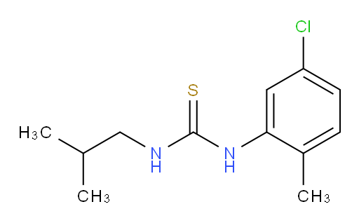 N-(5-Chloro-2-methylphenyl)-N′-(2-methylpropyl)thiourea (ACI)