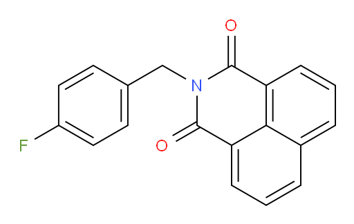 2-[(4-Fluorophenyl)methyl]-1H-benz[de]isoquinoline-1,3(2H)-dione (ACI)
