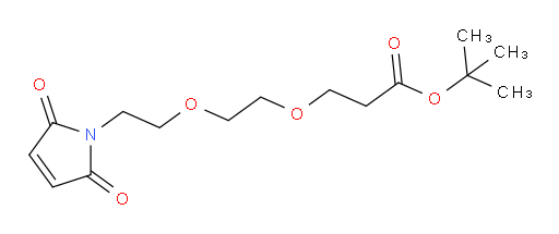 1,1-Dimethylethyl 3-[2-[2-(2,5-dihydro-2,5-dioxo-1H-pyrrol-1-yl)ethoxy]ethoxy]propanoate (ACI)
