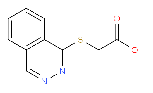 Acetic acid, 2-(1-phthalazinylthio)- (ACI)