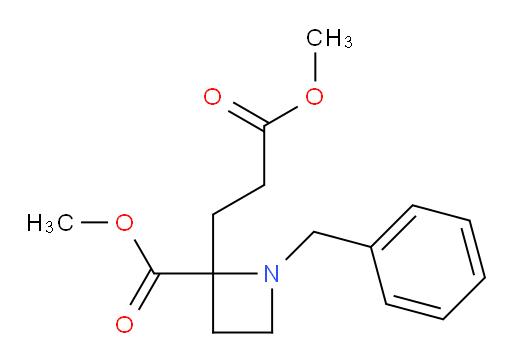 Methyl 2-(methoxycarbonyl)-1-(phenylmethyl)-2-azetidinepropanoate (ACI)