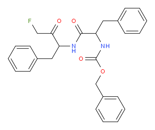 Carbamic acid, [2-[[3-fluoro-2-oxo-1-(phenylmethyl)propyl]amino]-2-oxo-1-(phenylmethyl)ethyl]-, phenylmethyl ester (9CI)