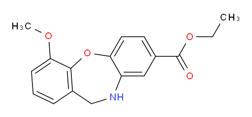 Ethyl 10,11-dihydro-4-methoxydibenz[b,f][1,4]oxazepine-8-carboxylate (ACI)