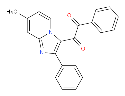 1-(7-Methyl-2-phenylimidazo[1,2-a]pyridin-3-yl)-2-phenyl-1,2-ethanedione (ACI)