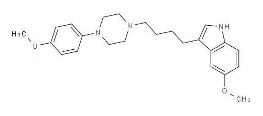 5-Methoxy-3-[4-[4-(4-methoxyphenyl)-1-piperazinyl]butyl]-1H-indole (ACI)