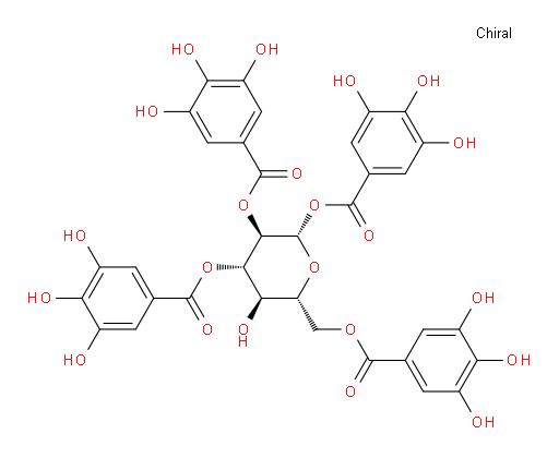 1,2,3,6-Tetra-O-galloyl-β-D-glucose