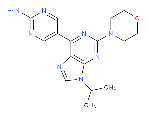 5-[9-(1-Methylethyl)-2-(4-morpholinyl)-9H-purin-6-yl]-2-pyrimidinamine (ACI)
