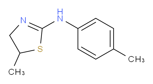 4,5-Dihydro-5-methyl-N-(4-methylphenyl)-2-thiazolamine (ACI)