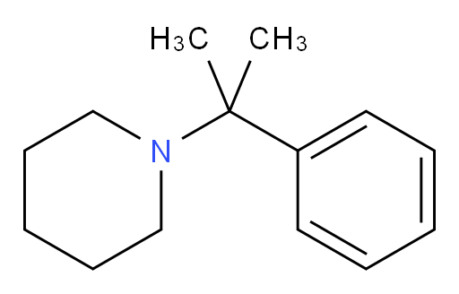 1-(1-Methyl-1-phenylethyl)piperidine (ACI)