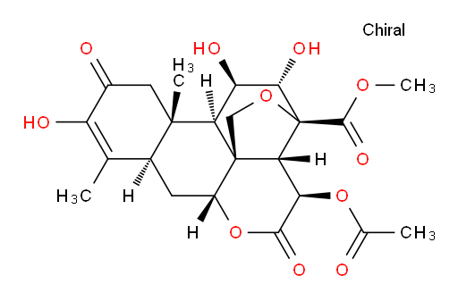 Methyl (11β,12α,15β)-15-(acetyloxy)-13,20-epoxy-3,11,12-trihydroxy-2,16-dioxopicras-3-en-21-oate (ACI)