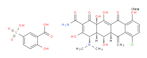 Meclocycline sulfosalicylate