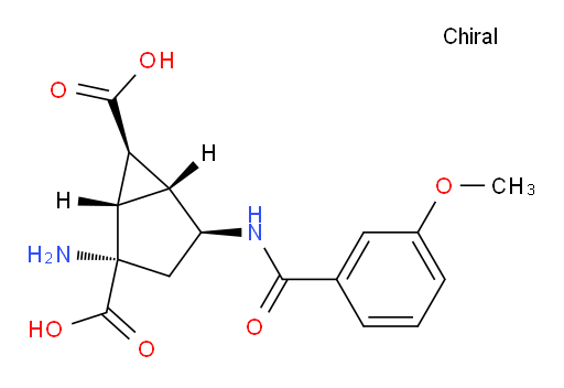 (1S,2S,4S,5R,6S)-2-Amino-4-[(3-methoxybenzoyl)amino]bicyclo[3.1.0]hexane-2,6-dicarboxylic acid (ACI)
