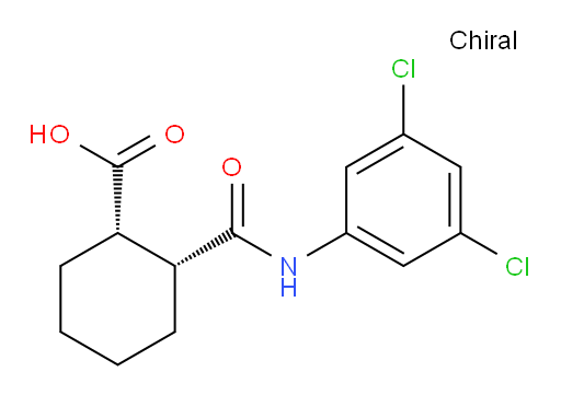 rel-(1R,2S)-2-[[(3,5-Dichlorophenyl)amino]carbonyl]cyclohexanecarboxylic acid (ACI)