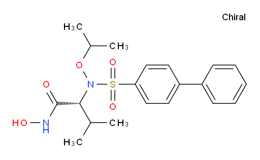 (2R)-2-[([1,1′-Biphenyl]-4-ylsulfonyl)(1-methylethoxy)amino]-N-hydroxy-3-methylbutanamide
