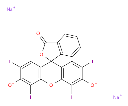 3',6'-dihydroxy-2',4',5',7'-tetraiodo-3H-spiro[isobenzofuran-1,9'-xanthen]-3-one, sodium salt