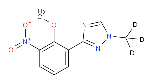 3-(2-Methoxy-3-nitrophenyl)-1-(methyl-d3)-1H-1,2,4-triazole