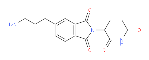 5-(3-aminopropyl)-2-(2,6-dioxopiperidin-3-yl)-2,3-dihydro-1H-isoindole-1,3-dione