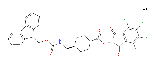 4,5,6,7-tetrachloro-1,3-dioxo-2,3-dihydro-1H-isoindol-2-yl (1r,4r)-4-[({[(9H-fluoren-9-yl)methoxy]carbonyl}amino)methyl]cyclohexane-1-carboxylate