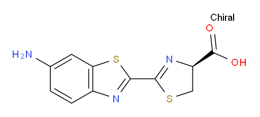 (4S)-2-(6-amino-1,3-benzothiazol-2-yl)-4,5-dihydro-1,3-thiazole-4-carboxylic acid